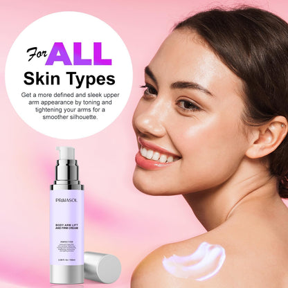 Lift and Firm Arm Cream : Skin Tightening Cream for Body - Firms Loose Skin, Reduces Cellulite on Arms, Thighs & Butt – 60ML