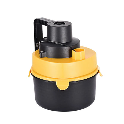 Handheld Vacuum Cordless Car Vacuum Cleaner, 12V Wet Dry Vac Vacuum Cleaner Inflator Portable Turbo Hand Held for Car for Home, Office and Car Cleaning, Yellow